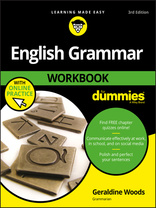 Title details for English Grammar Workbook For Dummies with Online Practice by Geraldine Woods - Available